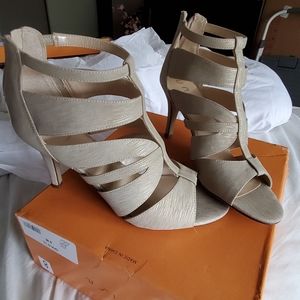 Dressy heeled sandals